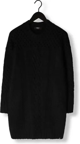 Simple Knit-ac-pl-23-1 Truien & vesten Dames - Sweater - Hoodie - Vest- Zwart