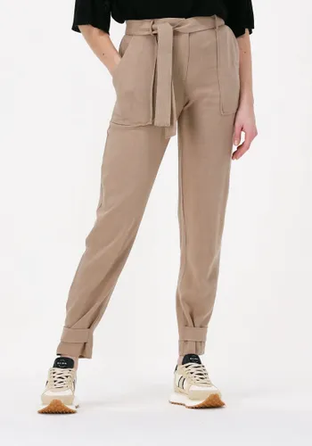 Simple Woven Pants Hira Struc Broeken Dames - Bruin