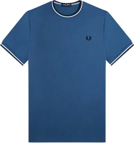 SINGLES DAY! Fred Perry - T-shirt Blauw 963 - Heren