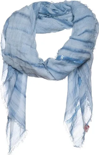 Sjaal blauw - Pailletten - 100% Katoen