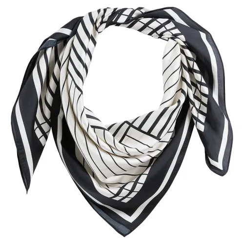 Sjaal met gestreept motief