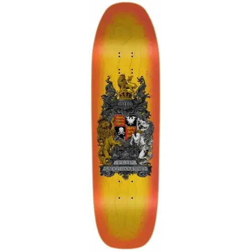 Skateboard Deck Flip Mountain Crest (9" - Sprayed Yellow)
