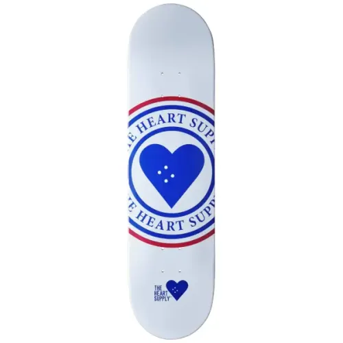 Skateboard Deck Heart Supply Insignia (8.25" - Wit)