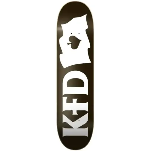 Skateboard Deck KFD Logo Flagship (8" - Black)