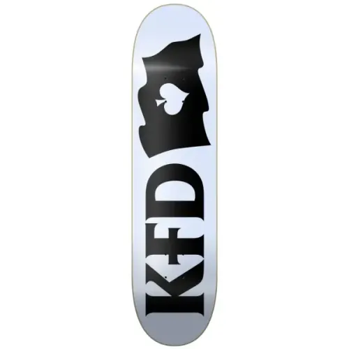 Skateboard Deck KFD Logo Flagship (8.25" - White)