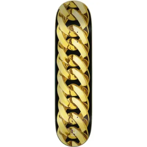 Skateboard Deck Plan B Chain (8.25" - Chain Gold)