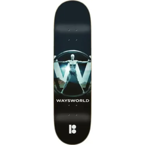 Skateboard Deck Plan B Way Waysworld (8.25" - Zwart)