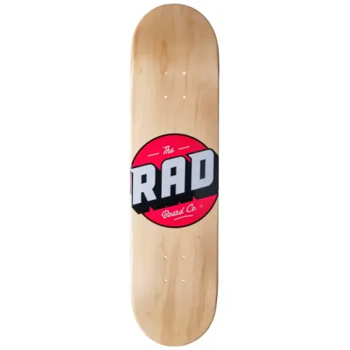 Skateboard Deck RAD Solid Logo (8.25" - Wood)