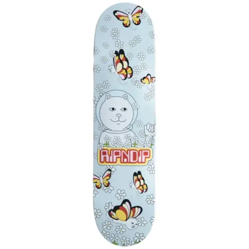 Skateboard Deck RIPNDIP Butterfly (8" - Lavender)