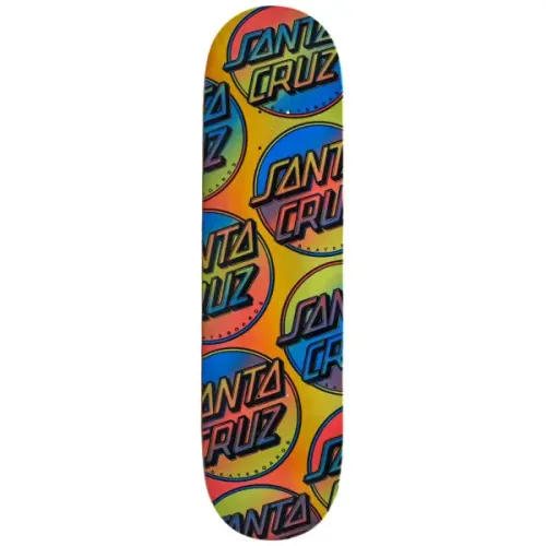 Skateboard Deck Santa Cruz Contra Allover (8.25" - Geel)