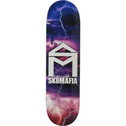 Skateboard Deck Sk8mafia House Logo (8.5" - Storm)