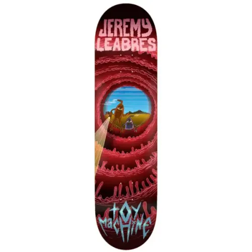 Skateboard Deck Toy Machine Jeremy Leabres Pro (8.5" - Cave Sect)
