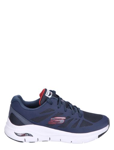 Skechers Arch Fit Charge Back Navy Red Lage sneakers