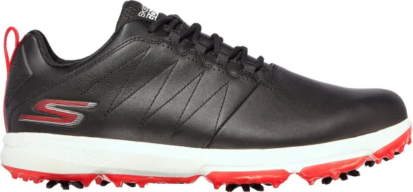 Skechers Golfschoenen zwart Leer - Heren Go Golf Pro 4-Legacy Black Red