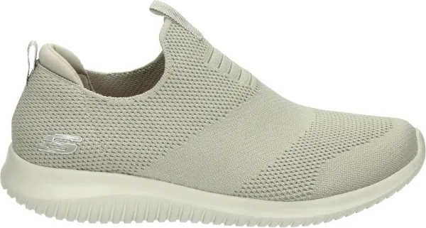 Skechers Ultra Flex First Take Dames Instappers - Taupe