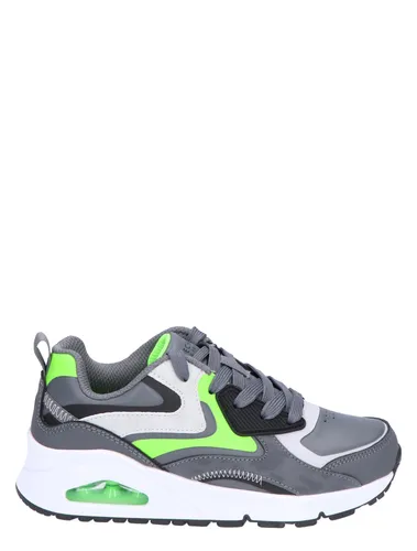 Skechers Uno Gen1 Color Surge Charcoal Lemon Lage sneakers
