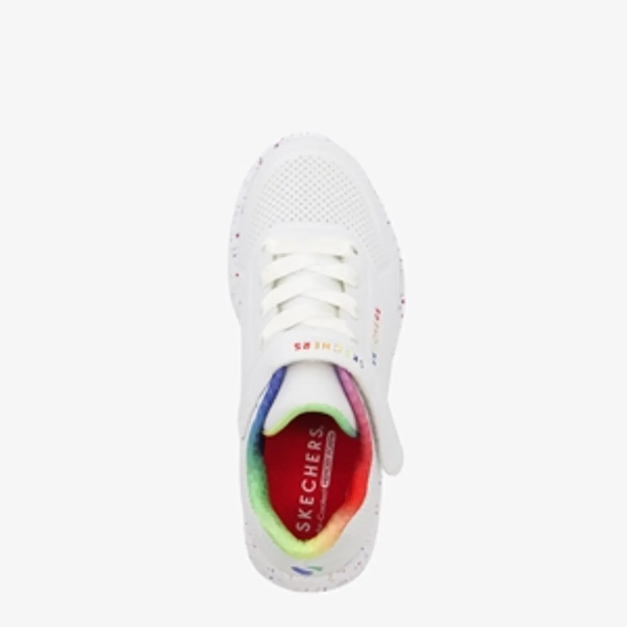 Skechers Uno Lite Rainbow Specks meisjes sneakers