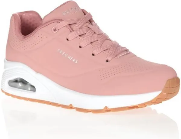 Skechers Uno Stand On Air Dames Sneakers - Roze