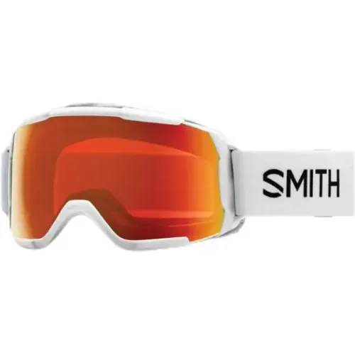 Skibril Smith Grom Junior White (Everyday Red Mirror)