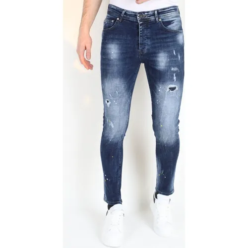 Skinny Jeans Mario Morato Paint Splatter Jeans Gaten MM
