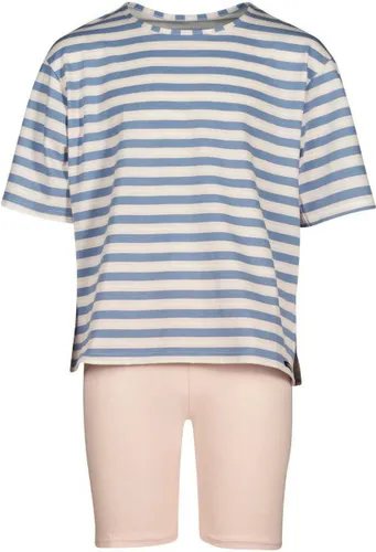 Skiny Pyjama korte broek - Denimblue stripes