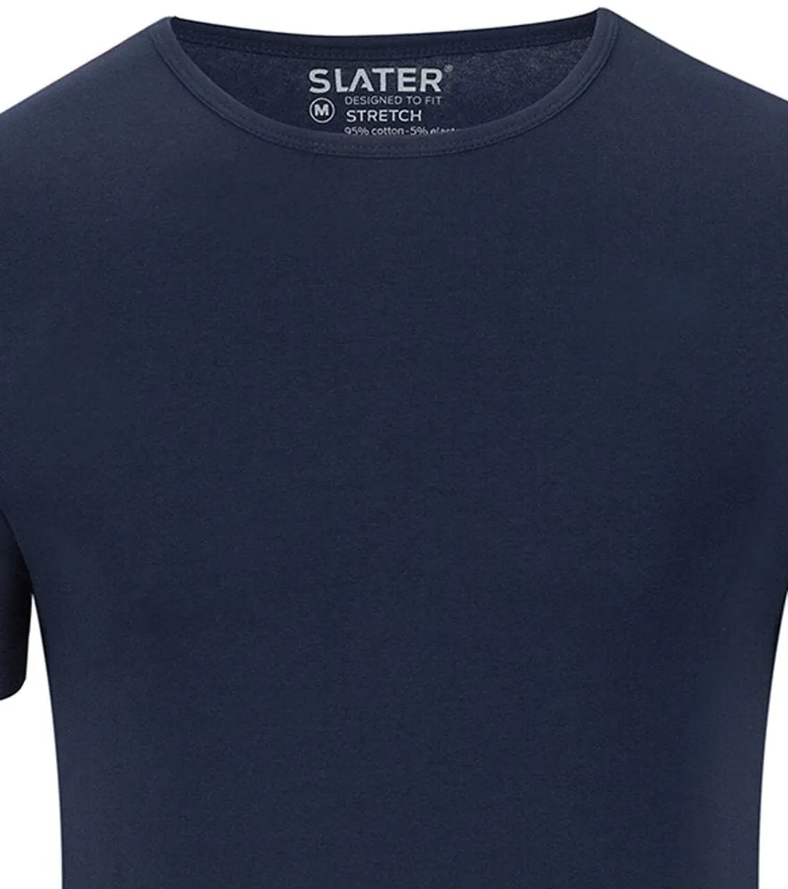 Slater 2-pack Stretch T-shirt Navy