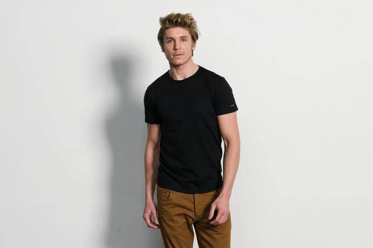 Slater Basic Fit 2pack T-shirt Ronde Hals Zwart   