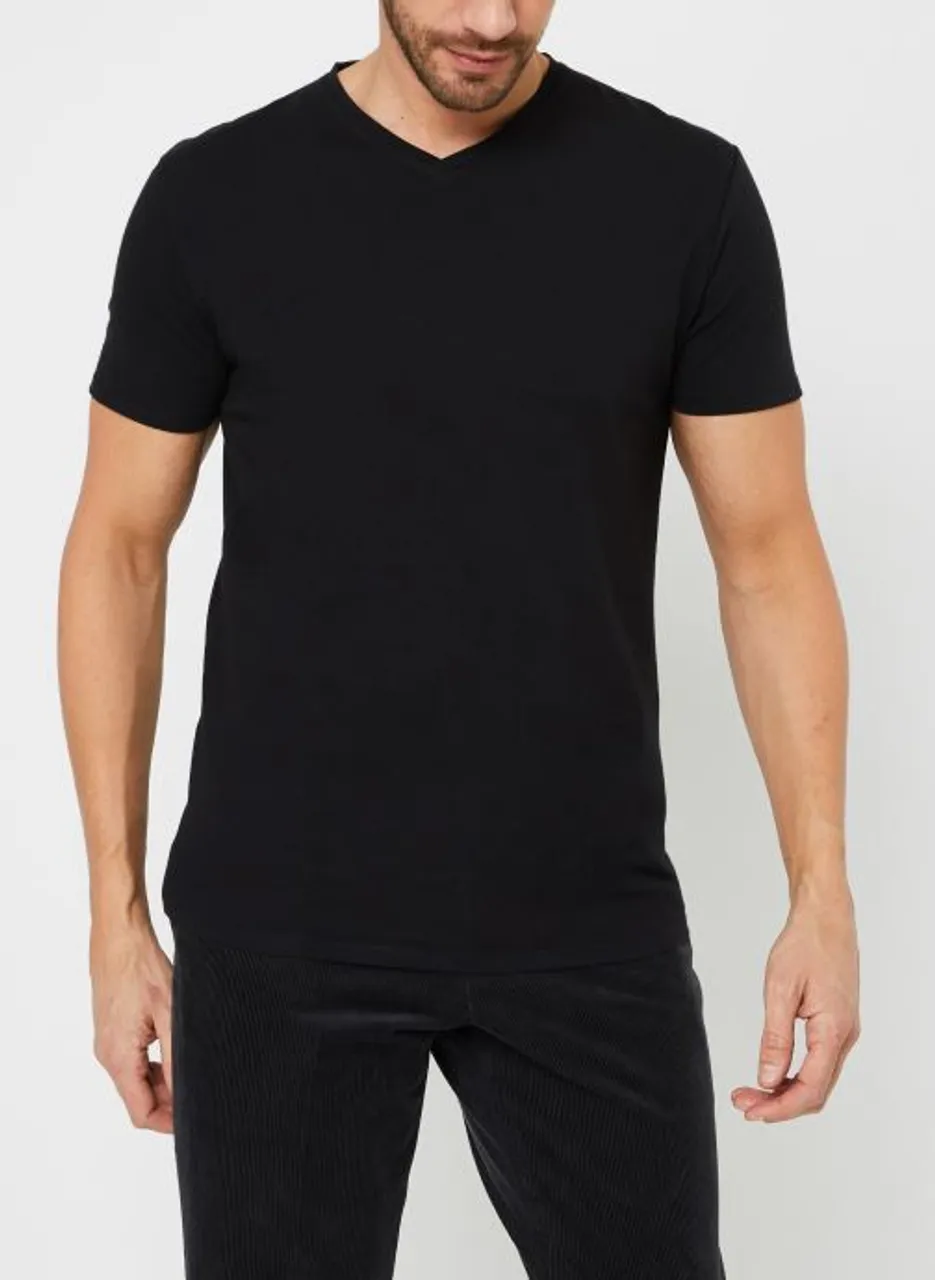 Slhael Ss V-Neck Tee B Noos by Selected Homme