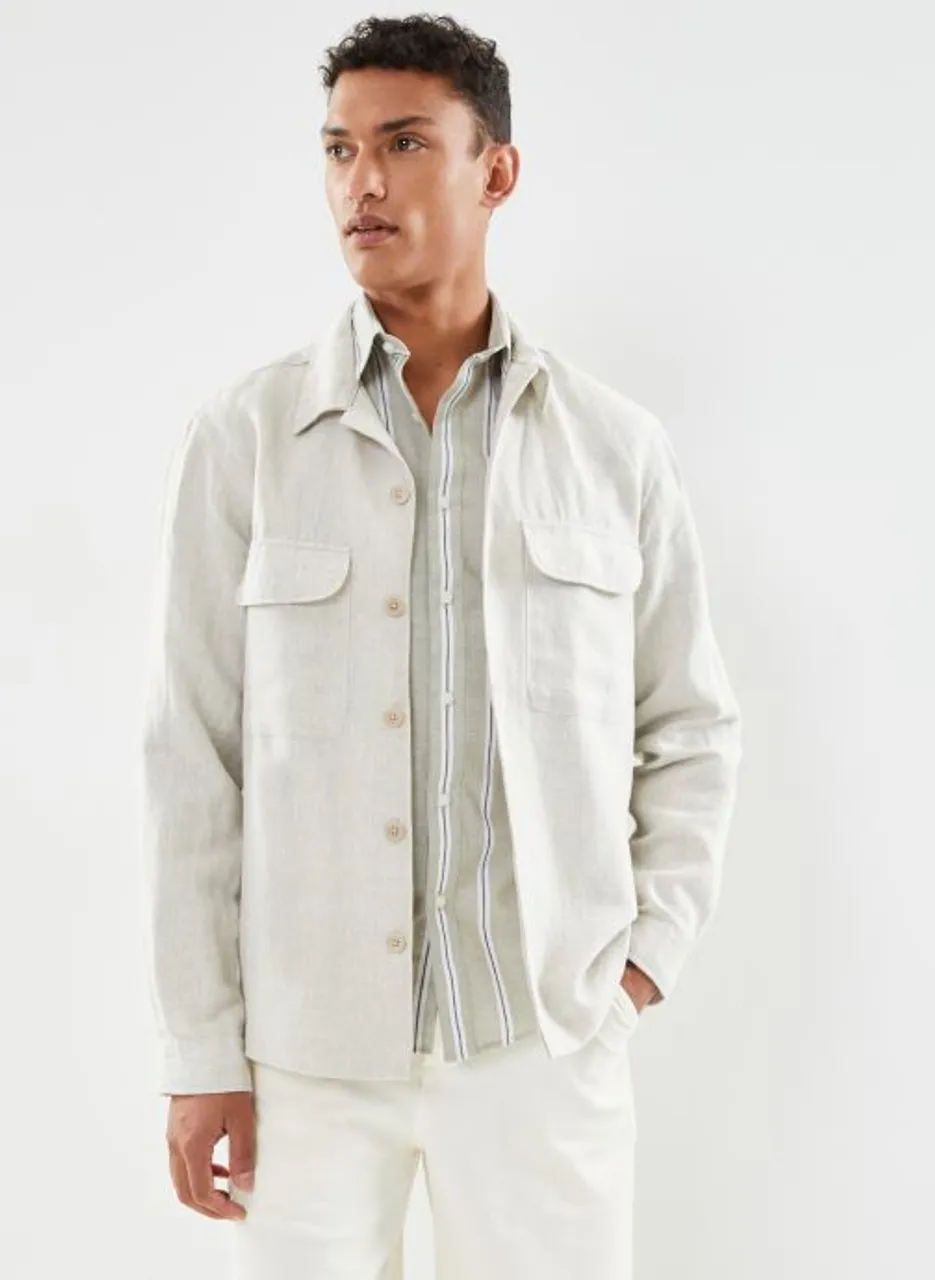 Slhmads-Linen Overshirt Ls Noos by Selected Homme