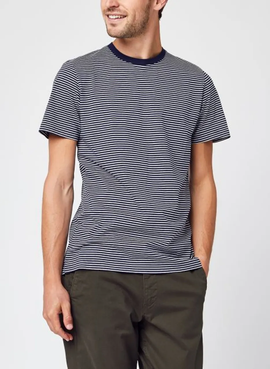Slhnorman180 Stripe Ss O-Neck Tee W Noos by Selected Homme