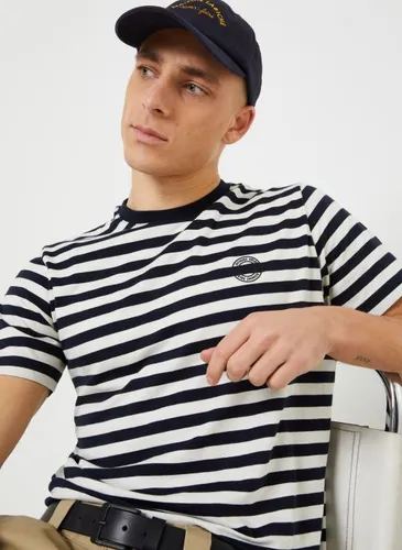 Slhricky Print Stripe  Ss O-Neck Tee W by Selected Homme