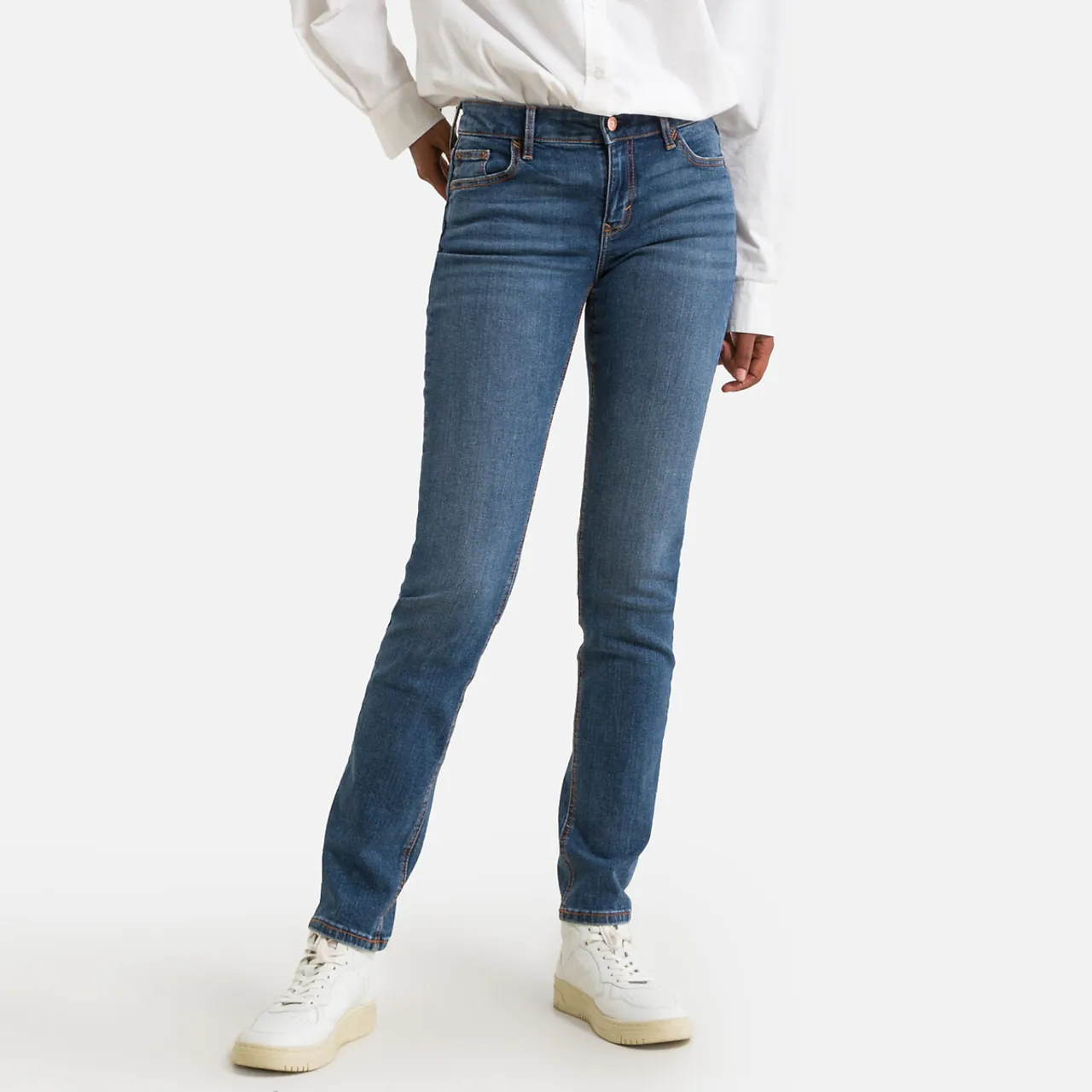 Slim jeans, medium taille