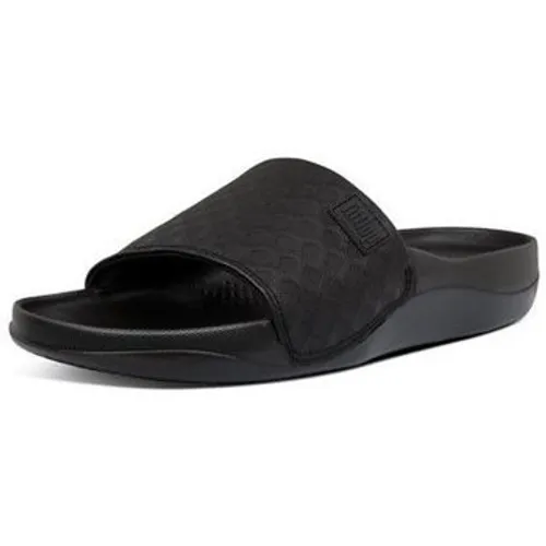 Slippers FitFlop BEACH POOL SLIDES ALL BLACK
