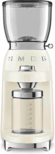 SMEG CGF01CREU - Elektrische koffiemolen - Crème - 30 maalstanden