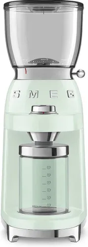 SMEG CGF01PGEU - Elektrische koffiemolen - Watergroen - 30 maalstanden