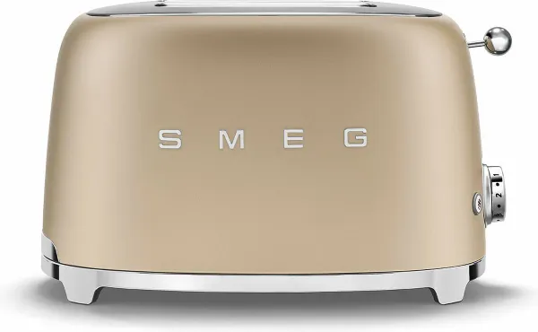 SMEG TSF01CHMEU - Broodrooster - Mat Champagne - 2x2 - 950W - 6 niveaus
