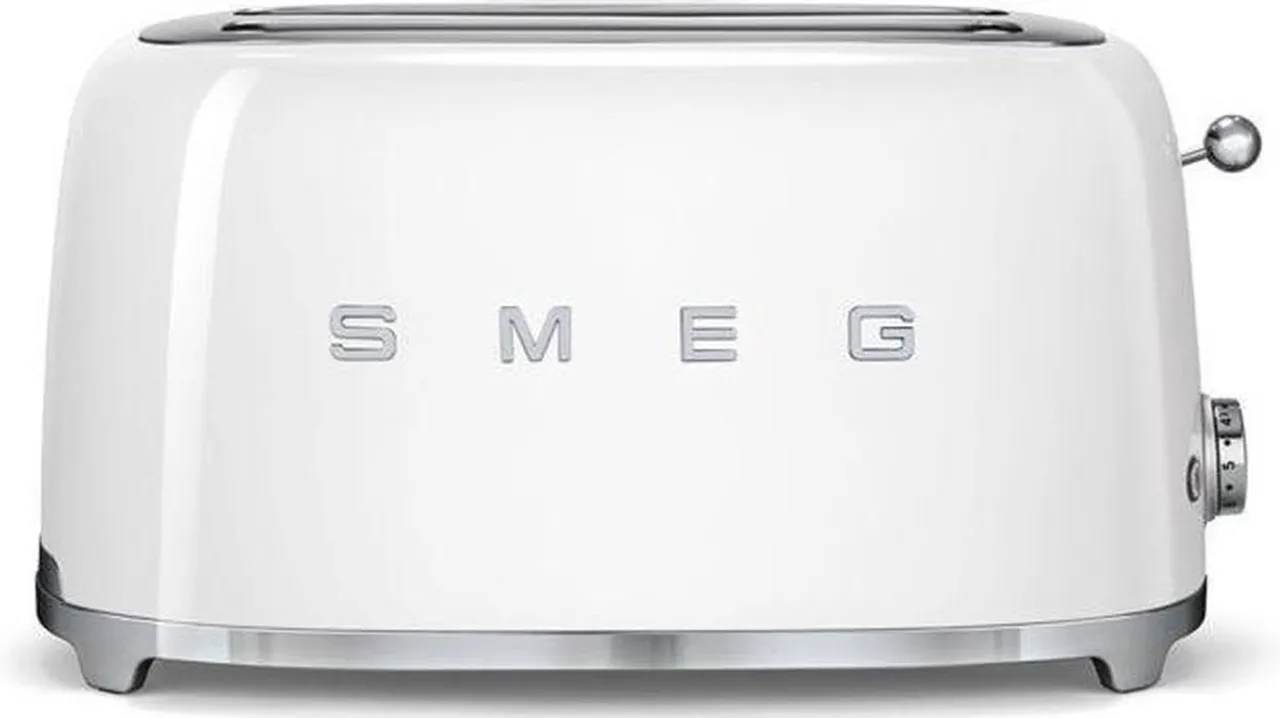 SMEG TSF02WHEU - Broodrooster - Wit - 2x4 - 1500W - 6 niveaus