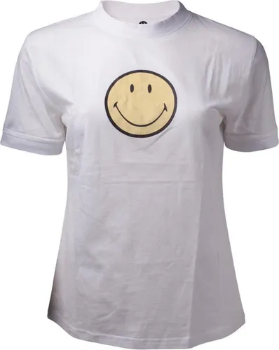 Smiley - Cracked Artwork Women s T-shirt - XL