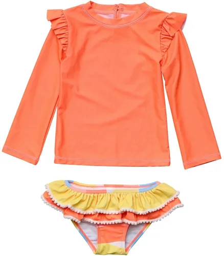 Snapper Rock - UV Zwemset voor baby's en kinderen - Lange mouw - Good Vibe - Oranje