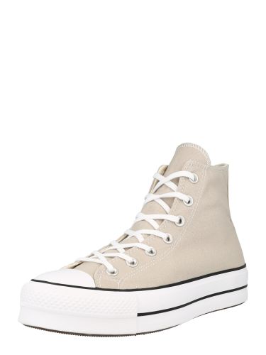 Sneakers hoog  beige / zwart / wit