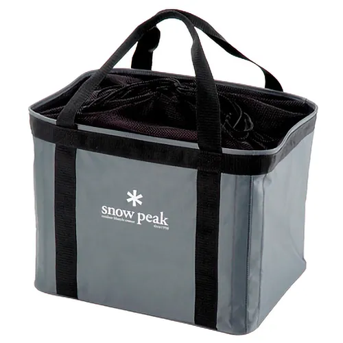 Snow Peak - Gear Container - Opbergdoos grijs/zwart