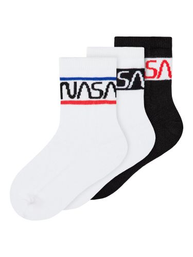 Sokken 'ROGER NASA'  blauw / rood / zwart / wit