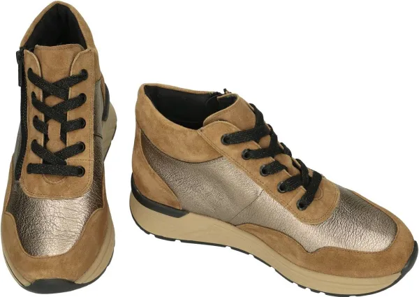 Solidus -Dames - bruin - sneakers
