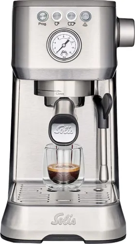 Solis Barista Perfetta Plus 1170 V2 Pistonmachine - Espressomachine - Koffiemachine met Bonen - Zilver