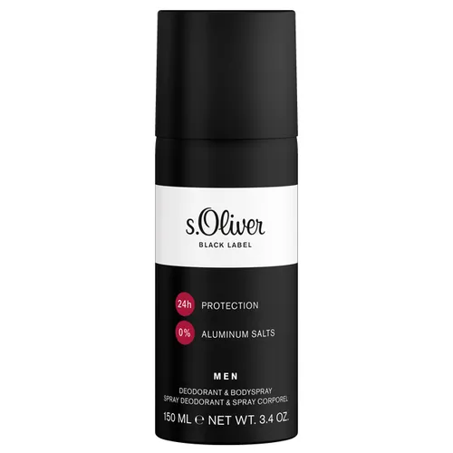 s.Oliver Black Label Men deodorant&body spray 150 ml