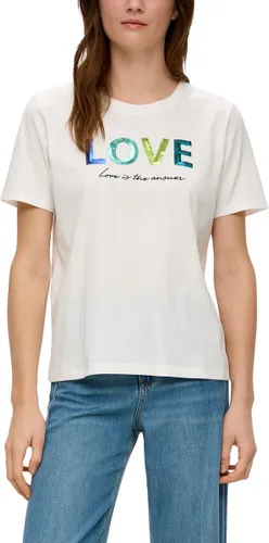 S'Oliver Women-T-shirt--02D1 creme plac
