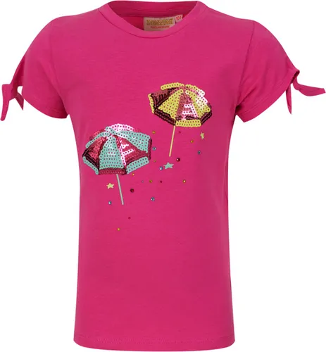 SOMEONE CONNIE-SG-02-C Meisjes T-shirt - DARK PINK