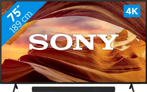 Sony KD-75X75WL (2023) + Soundbar