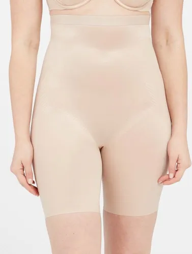 Spanx Thinstincts 2.0 High Waisted Mid Thigh Short - Beige