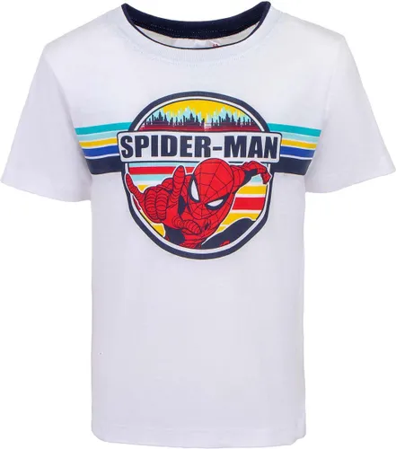 Spiderman Marvel T-shirt. Kleur wit